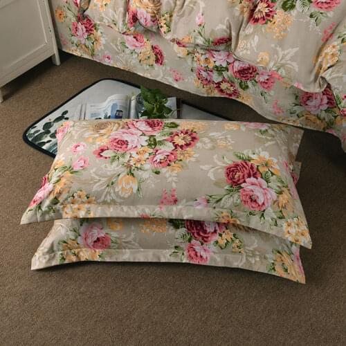 Pillowcase Pillow Case Adult One-Pair Package Skin-Friendly Brushed High-Density Adult plus Size Student Pillowcase Pillow Case