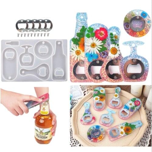 NEW Transparent Silicone Mould Resin Decorative Craft DIY Two-hand makeup mirror Mold epoxy resin molds for jewelry