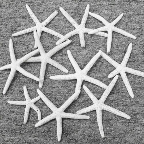 New Eco-friendly Resin Beach Coastal Artificial Starfish DIY Craft Ornament Decor