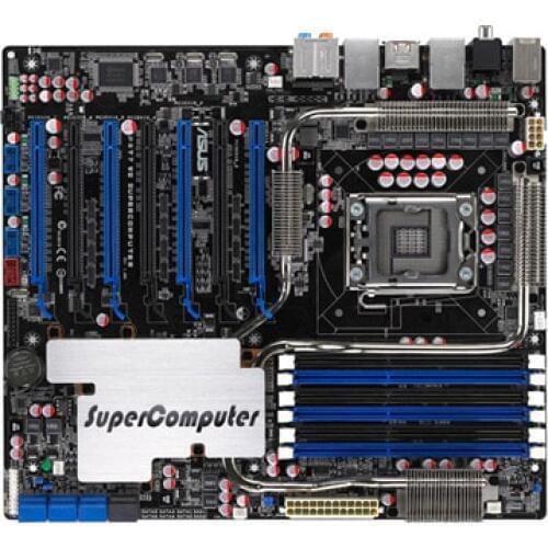 Original motherboard for ASUS P6T7 WS SuperComputer LGA 1366 DDR3 USB2.0 24GB X58 desktop motherboard