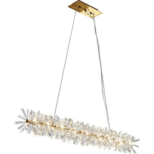 Youlaike Luxury Modern Chandelier Lighting For Dining Room New Arrival LED Crystal Lamp Kitchen Island Decor Lustres De Cristal