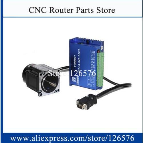 JMC Closed-loop stepper Motor 57J1854EC-1000+2HSS57 driver 1N.m Nema 23 Hybrid 2-phase step motor with 3m encoder cable