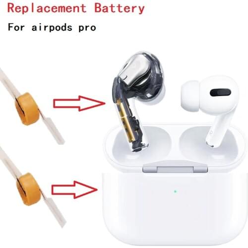 Earphones Replacement battery For Apple Airpods Pro headphone airpods pro replacement battery 1154-60mAh