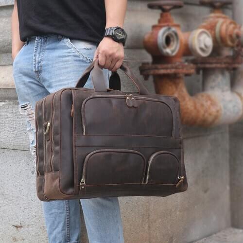 MAHEU Man Genuine Leather handbag for man male working tote bag for doctor layer business bag A4 size mens leather shoulder bag
