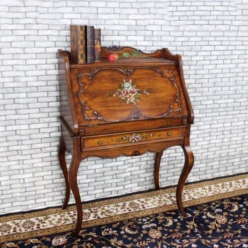 European Neo-classical Style Porch Cabinet Light Luxury Two-door Partition Cabinet Hallway Cabinet Living Room Carved Decorative