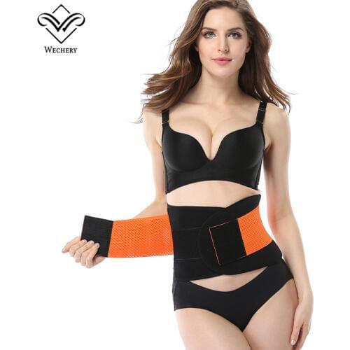 Wechery Waist Trainer Slimming Belt Shapers Woman Simming Sheath Modeling Strap Fitness Corset Plus Size Waist Sweat Belt