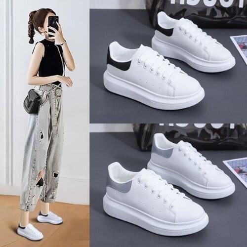 Womens Shoes 2021 Spring and Summer New Fashion Womens Low-top Casual Womens Shoes Breathable Flat Shoes Womens Sneakers 5