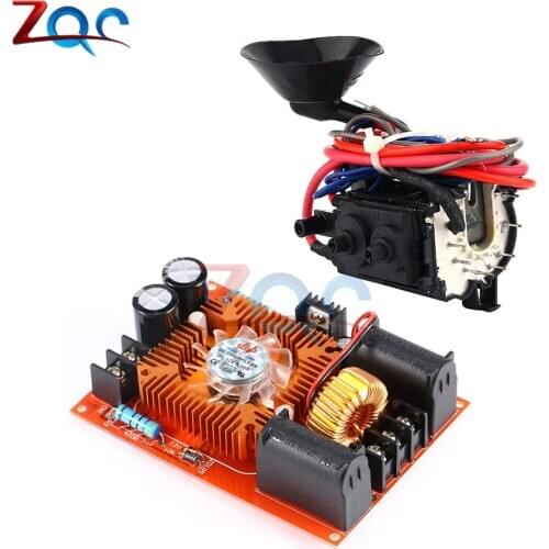 ZVS Tesla Coil Flyback Driver Module DC 12 -30V 15A -20A 250W Drive Power Supply Driver Board with Ignition Coil