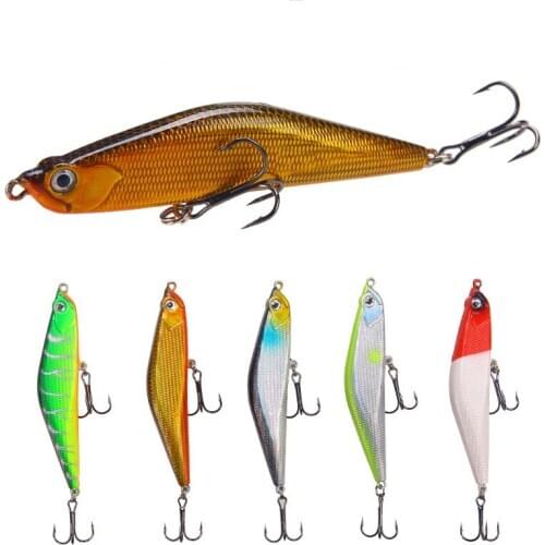 1PCS 9cm 15.4g Fishing Lure Fishing Tackle Wobbler Topwater Hard Bait Pencil Lure Carp Fishing Catfish Isca Artificial Bait LD23