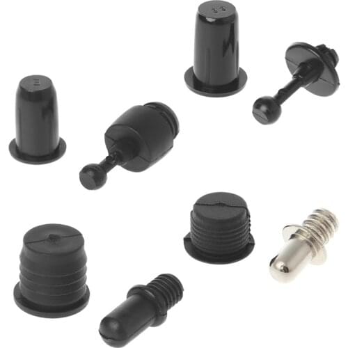 10 Pairs DIY Speaker Buckles Plastic Ball Socket Type Grill Guides Peg Kit Q1JC