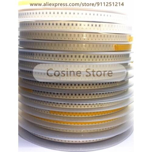 100pcs/Lot 0402 1% 10R 12R 13R 15R 16R 18R 20R 22R 24R 27R 33R Ohm 36R 39R 43R 47R 51R 56R 68R 75R 82R 91R Resistors SMD 1608 F