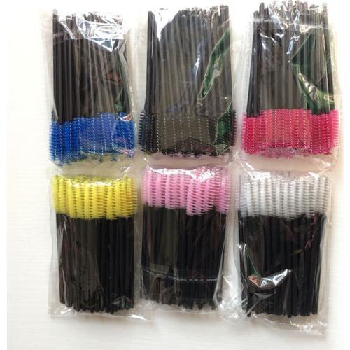 1000pcs Nylon Tower Tip plastic mascara wands Eyelashes Extension Indivdual Applicators Mascara Brush mascara wands eye lashes