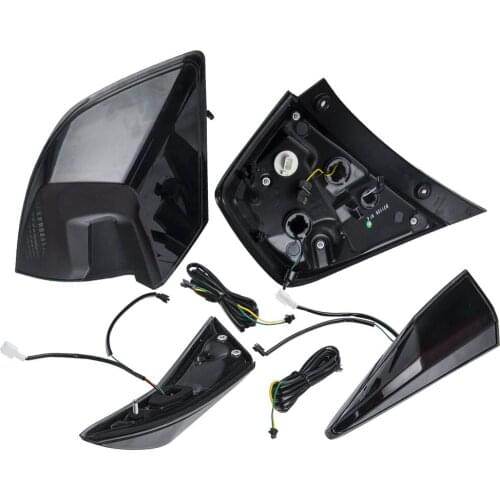 2X LED Rear Tail Light Assembly For Honda Civic 2016 2017 2018 Brake Signal Lamp