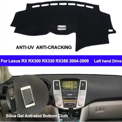 TAIJS Car Dashboard Cover Silicone Non-Slip For Lexus RX RX300 RX330 RX350 2004-2006 2007 2008 2009 Dash Mat ANti-UV Carpet