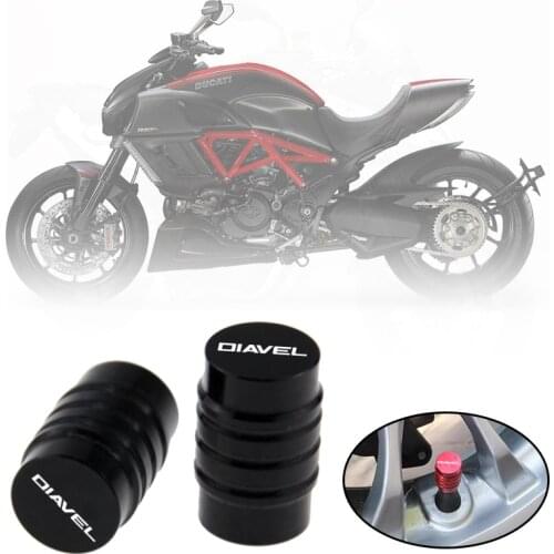 For Ducati DIAVEL /CARBON accessories Motorcycle Wheel Tire Valve Stem Caps Airtight Covers