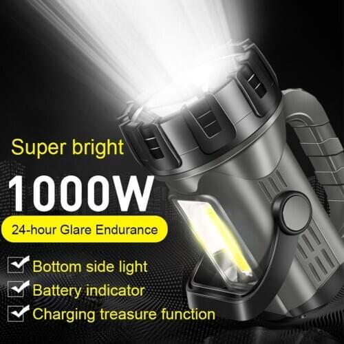 USB Rechargeable Flashlight charging long-range 2000 super bright multi-function xenon portable searchlight for outdoor camping