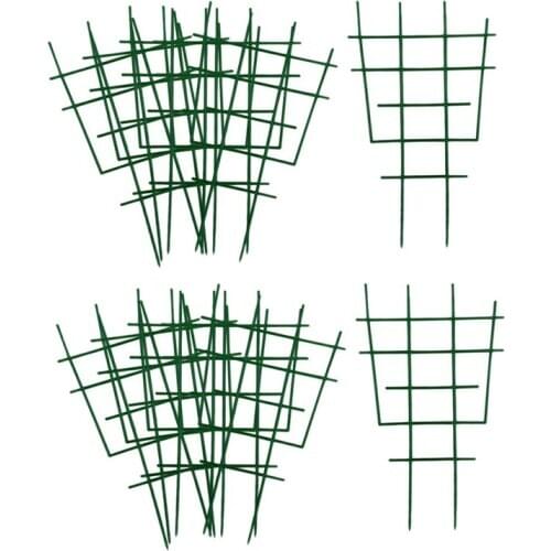 Hot Sale 12Pack Garden Plant Climbing Trellis Mini Climbing Plant Stakes DIY Flower Pot Support for Pea Vegetable Clematis