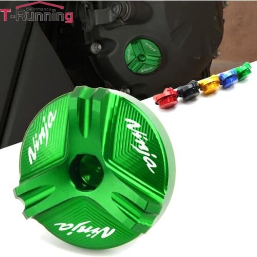 Motor Oil Filler Cap Plug Screw Reservoir Cover For Kawasaki ZX12R 9R 14R 14 6 6R 6RR 600 636 ABS Z1000 VN900 H2 R SX/EX/Carbon