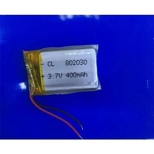 3.7V 802030 polymer lithium battery, 082030 speakers, toys, Bluetooth core rechargeable battery Rechargeable Li-ion Cell