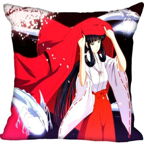 Best New Inuyasha Anime Pillowcase Wedding Decorative Pillow Case Custom Gift For Pillow Cover 45X45cm60X60cm Two Sides