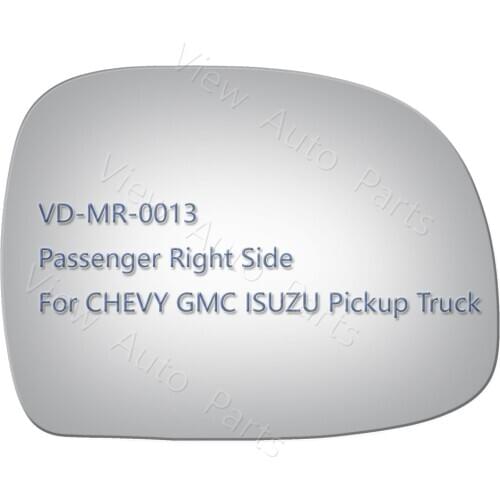New Mirror Glass for CHEVY GMC ISUZU Pickup Truck Passenger Right Side