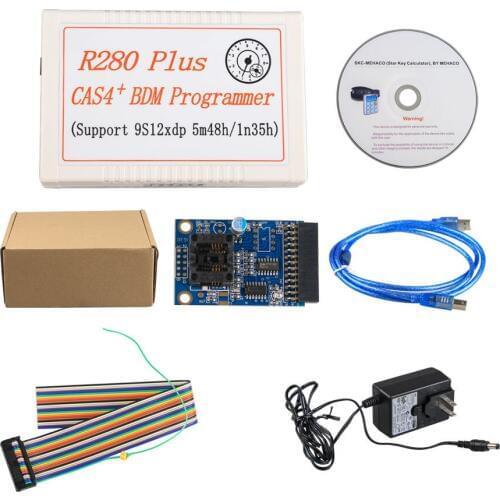 CAS4 Odometer CAS4 BDM programmer R280 Plus support CAS,CAS4,EWS4,EZS MC9S12XEP100 Chip (5M48H/1N35H) CAS4 BDM programmer 5.0