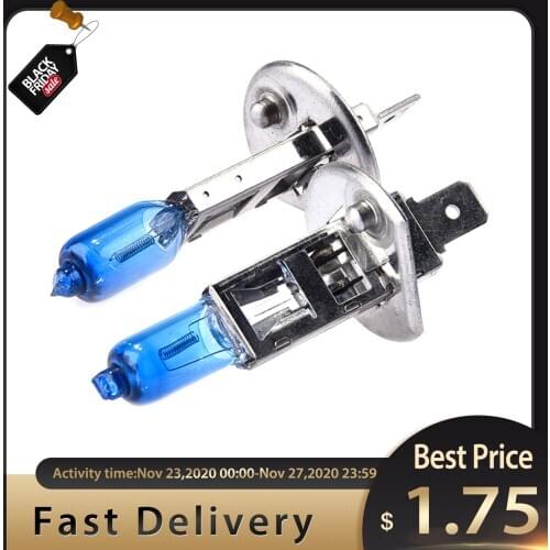 Universal Light Bulbs Super Bright White Auto Car HOD Fog Halogen Lamp High Power Headlight Source Light Bulb Easy To Install Ho