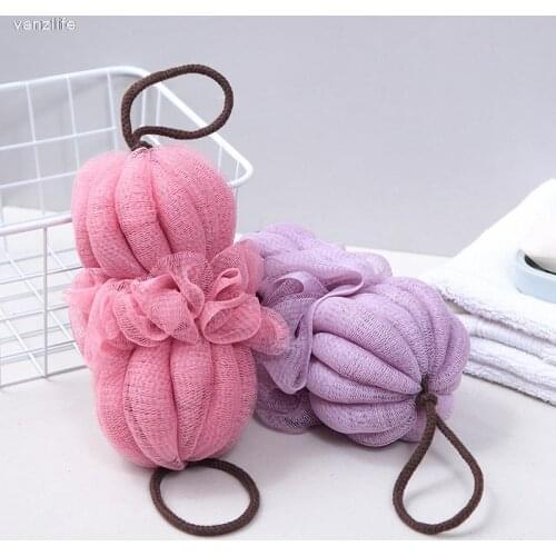 Bath Towel Long Strip Bath Towel Strong Rubbing Decontamination Adult Does Not Ask for Back Rubbings Strip Bath Flower Loofah