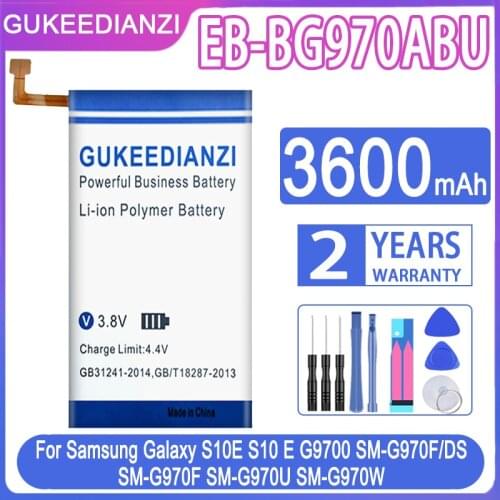 GUKEEDIANZI Replacement Battery EB-BG970ABU 3600mAh For Samsung Galaxy S10E S10 E G9700 SM-G970F/DS SM-G970F SM-G970U SM-G