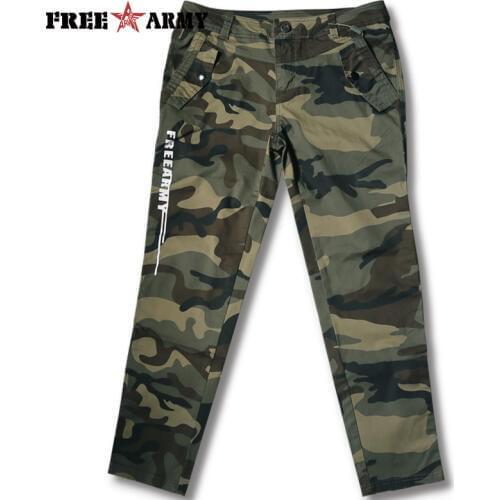 Women Pants Spring Jean Capris Cotton+Spandex Military Camo Leisure Pants Women Bottoms Summer Joggers Sportwear Trousers Pants