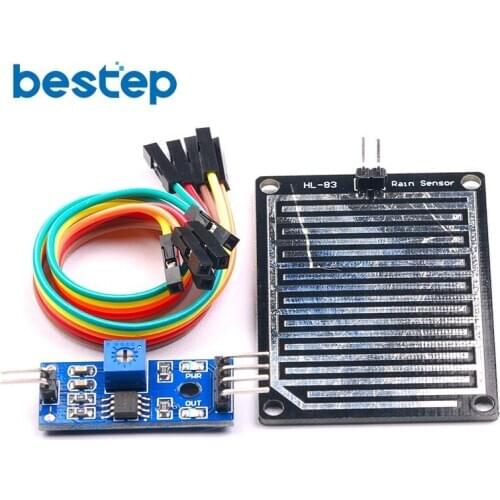 1set/lot Snow/Raindrops Detection Sensor Module Rain Weather Module Humidity For Arduino