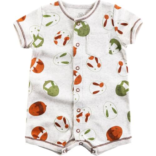 2021 Brand Summer Clothing Baby Body Rompers Clothing Babies Toddlers Clothes Cotton Costume Mini Car Newborn Infant