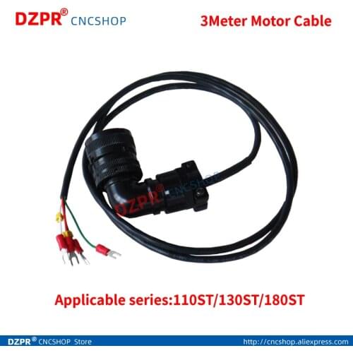 Hot sale 3m ( 3meter ) 110ST \ 130ST Servo Motor Cable for 110ST \ 130ST series Servo Motor Cable