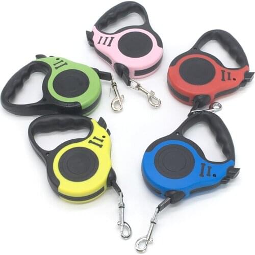 3m 5m Durable Leash Automatic Retractable Nylon Cat Lead Extension Puppy Walking Running Lead Roulette For Dogs