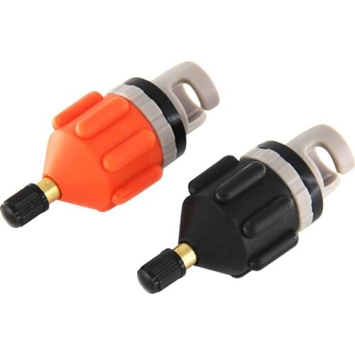 2pcs Durable Air Valve Adaptor Wear-resistant Rowing Boat Air Valve Adaptor Nylon Kayak Inflatable Pump Adapter for SUP Board