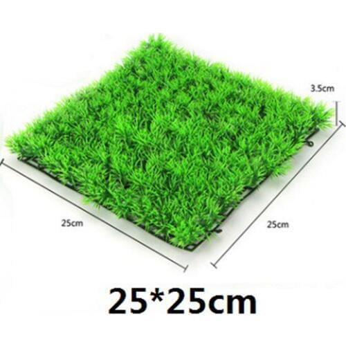 1pc 25*25*3.5CM Artificial Grass Aquarium Decorations Fish Tank Landscaping Supplies Encryption Lawn Turf Grassland
