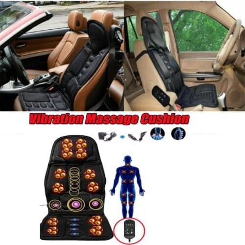 Car Electric Massage Cushion Head Neck Massage Seat Cervical Spine Steam Shoulder Car Massage Cushion Lumbar Support Cushion