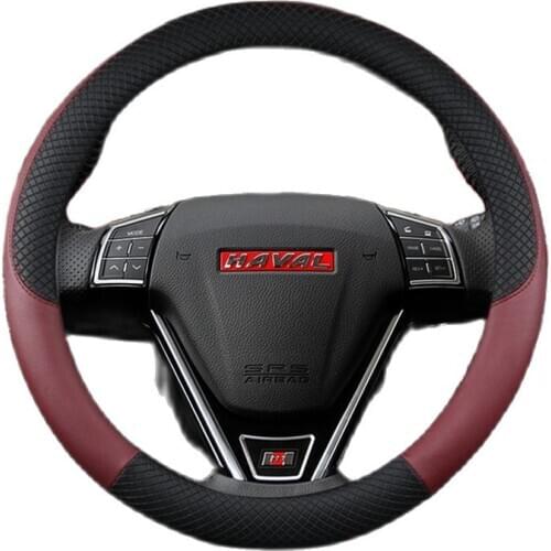 Brown Car Steering Auto Decoration Universal 15 Inch MK5 W205 CX7 MK4 F20 PS4 K3 K4 K5 Car Steering Cover Steering Wheel Cover