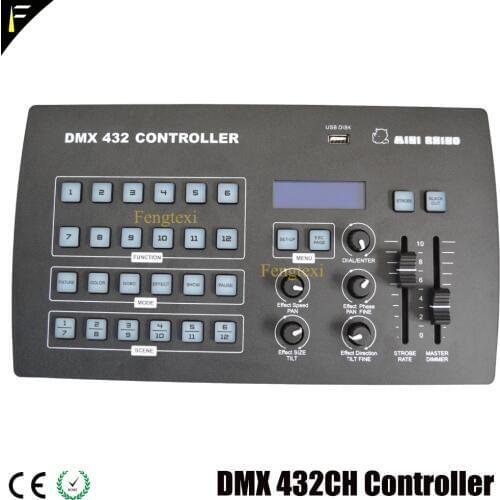 Mini Rhino Wireless Console 432 Channel DMX Controller Color Gobo Show Pause of Lighting Command Controller