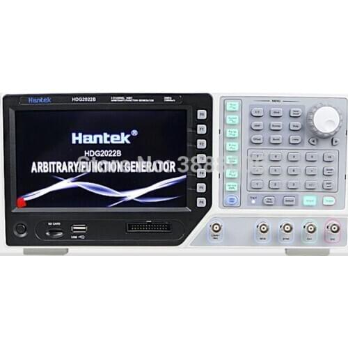 Hantek HDG2002B Signal Generator USB Benchtop LCD Digital-function-generator 5MHz 2 Channels Arbitrary Function Signal Generator