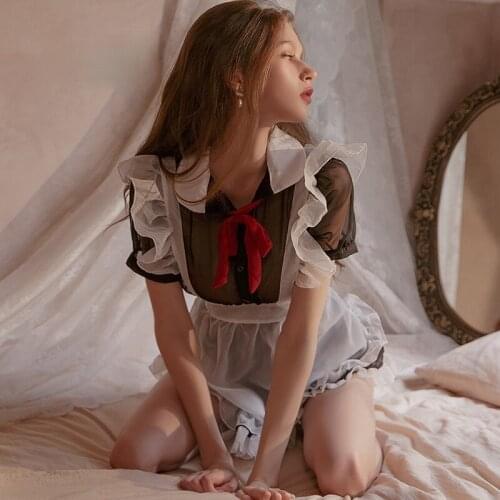 Maid Costumes Waitress Maid Costumes Kawaii Maids Outfits French Maid Dress Cute Lolita Girls Woman Amine Cosplay