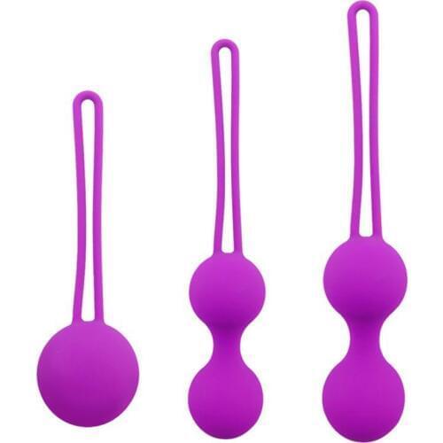 HIMABM Silica Gel Vagina Ball Dumbbell Female Kegel Weight Kegel Excise Ball Yoni Egg Ben Wa Ball Pelvic Floor Muscle