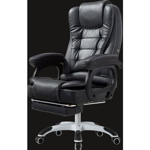 Fashion Minimalist Modern Computer Home Office Chair Reclining Boss Leather Art Desk Desk Chair Lift Swivel Chair Massage Chair