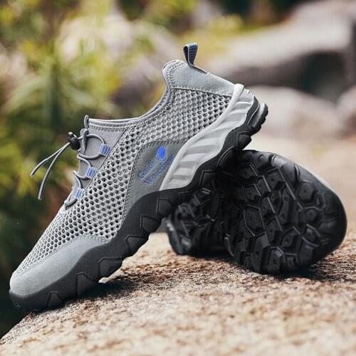 Mens quick-drying hiking wading shoes non-slip wear-resistant water sports shoes water shoes outdoor beach water sports shoes o