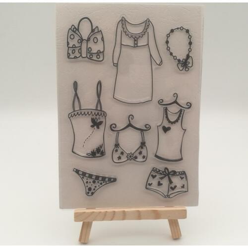 Underwear Transparent stencil for DIY Scrapbooking/Card Making/Kids Christmas Fun Decoration Supplies