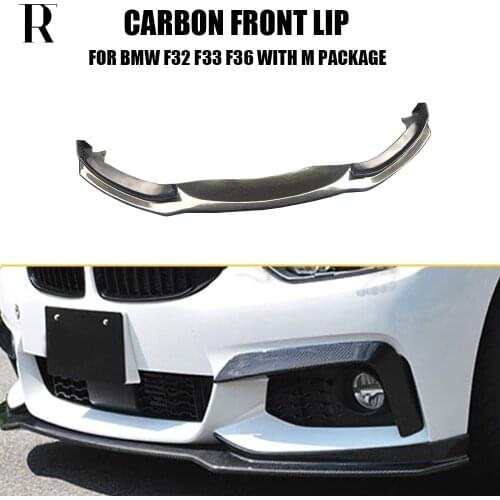 Carbon Fiber Front Bumper Lip Spoiler for BMW F32 F33 F36 420i 428d 435d 420d 428d 435d M-tech M-Sport Bumper CC Styling