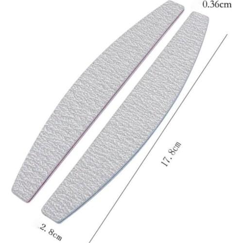 5PCS New Sandpaper Nail File Lime 100/180 Double Side Sanding Buffer Block Set Grey Nail Files UV Gel Polish Manicure Tool