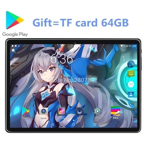2020 Google Android 9.0 10 inch tablet 3G Phone Call 2G+32GB ROM+TF card 64GB 1280*800 IPS WIFI Tablets 10 10.1 Youtube GPS Pad