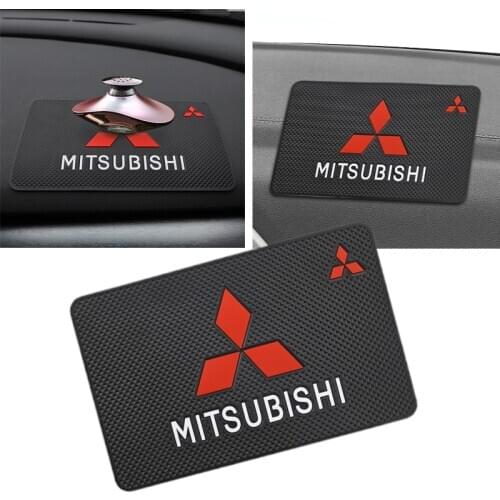 PVC Car Dashboard Anti-Slip Mat Interior Accessories For Mitsubishi Lancer Pajero Sport ASX L200 Eclipse Cross Mirage Xpander