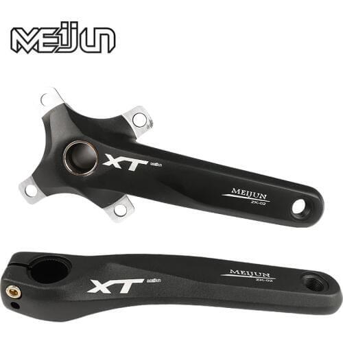 Mountain bike crankset aluminum alloy bicycle crank sprocket mountain bicycle crank m610 XT crank fluted disc mtb bike parts